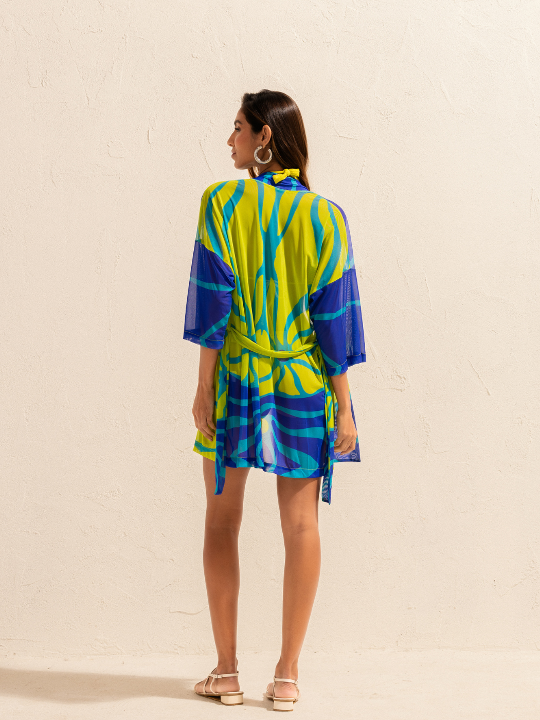 Kimono Tule - Água Viva