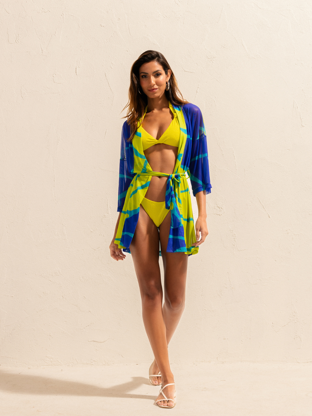 Kimono Tule - Água Viva